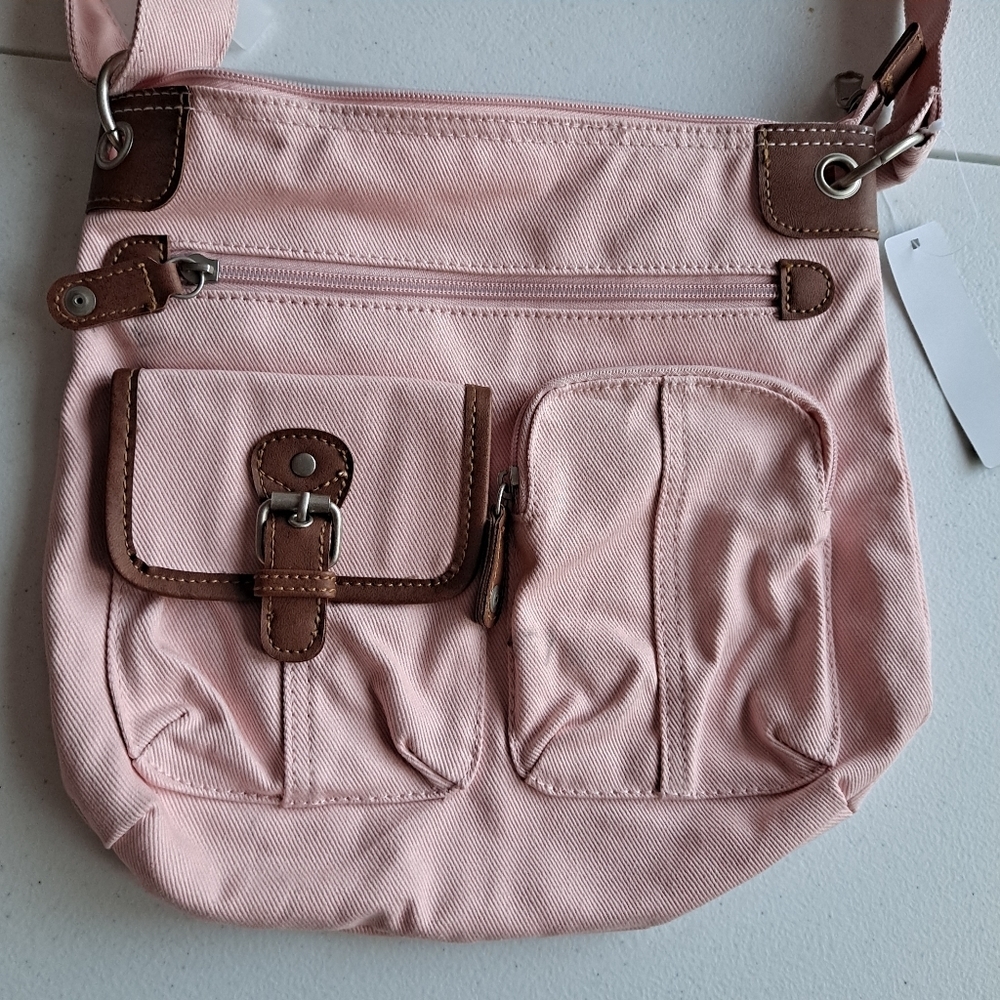 Light Pink Crossbody Hand bag - Picture 2 of 4